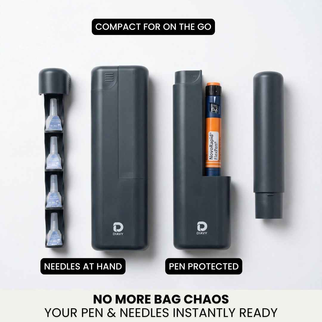 DIAVY Pen & Needle Case – Protects Your Pen