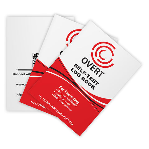 Overt Diabetic Log Book for Recording Glucose Readings Efficiently