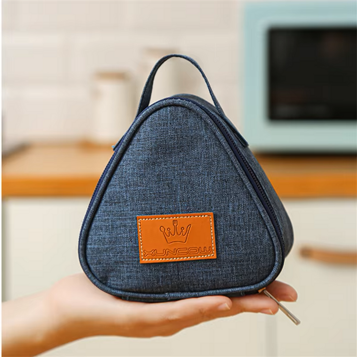 Overt Mini Triangular Insulation Tote Snake Bag - Keep your snack cool in style