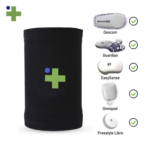 Overt Sensor Armband - Fits All CGM Devices - XL Band [4 pack]