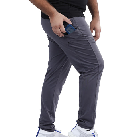 Men’s Diabetes Jogger Pants with Insulin Access – Innovative Zipped Pockets for Catheters, Comfortable Fit, Breathable Fabric Mens Jogger Pants for Gym and Daily Wear