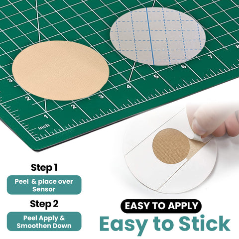 Overt Freestyle Libre Flexible Patches - Oval Assorted Pastel Colors [5 Pack]