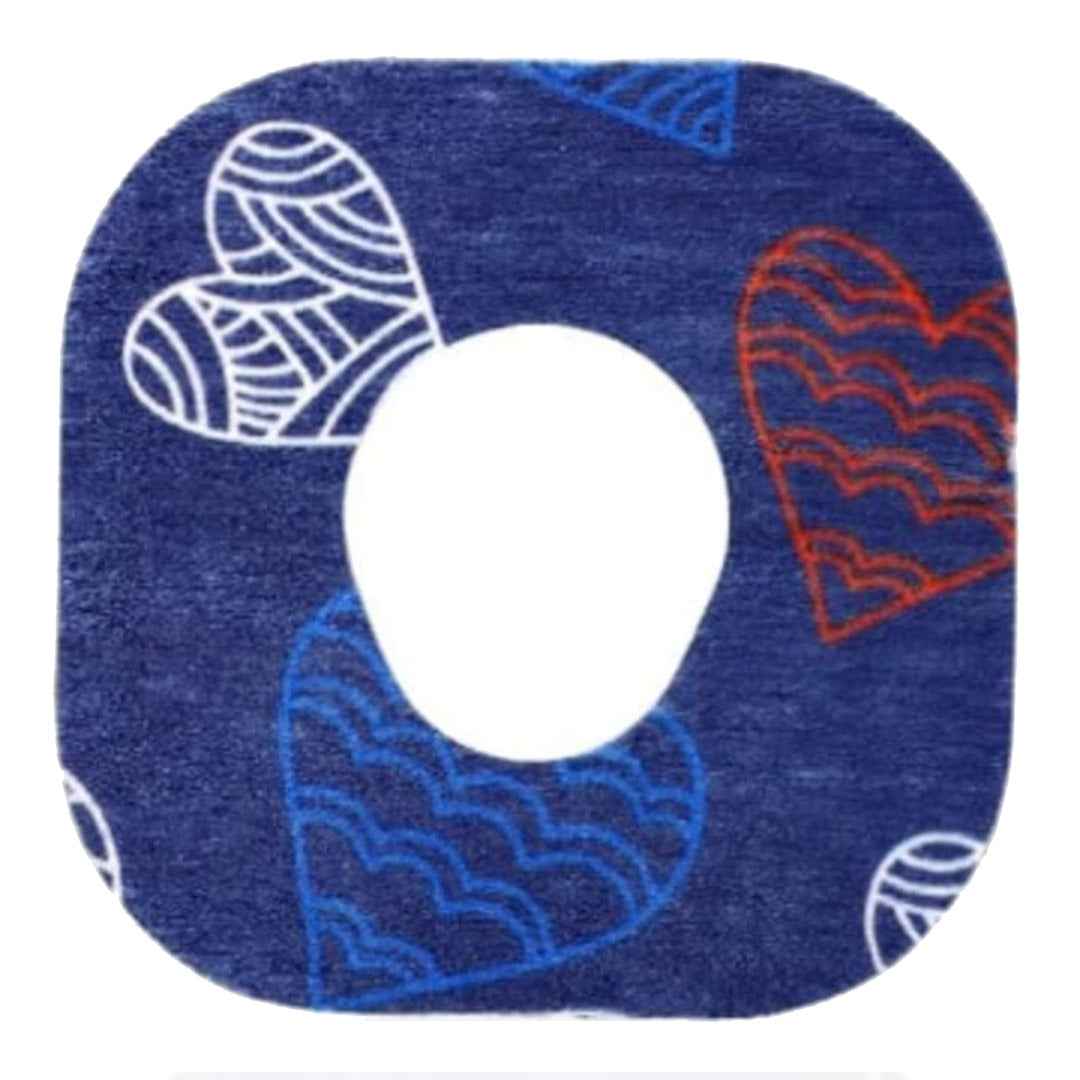 Overt Dexcom G7 & Stelo CGM Sensor Patch - American Flag Independence - 4th of July Patriotic Design [ 5 Pack ]