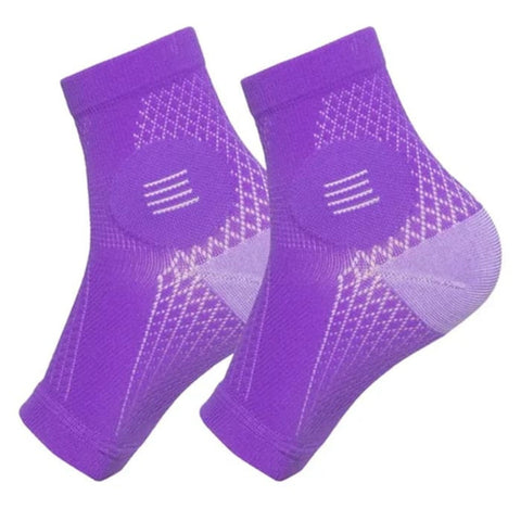 Overt Neuropathy Socks - Compression Sleeves for Nerve Damage Pain, Ankle Gout, or Fasciitis Relief Brace