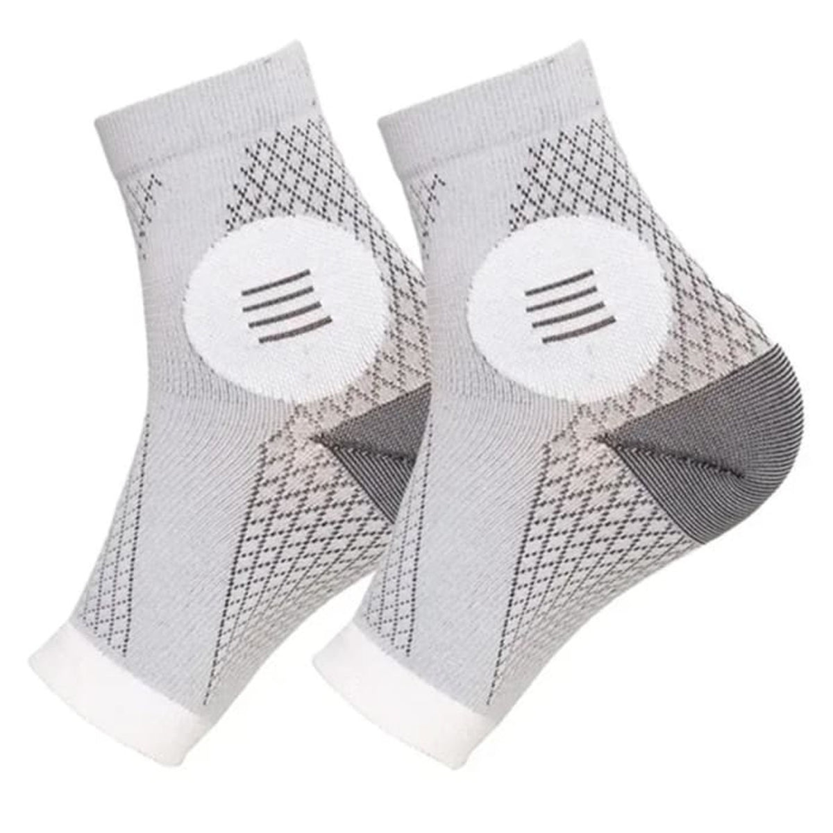 Overt Neuropathy Socks - Compression Sleeves for Nerve Damage Pain, Ankle Gout, or Fasciitis Relief Brace