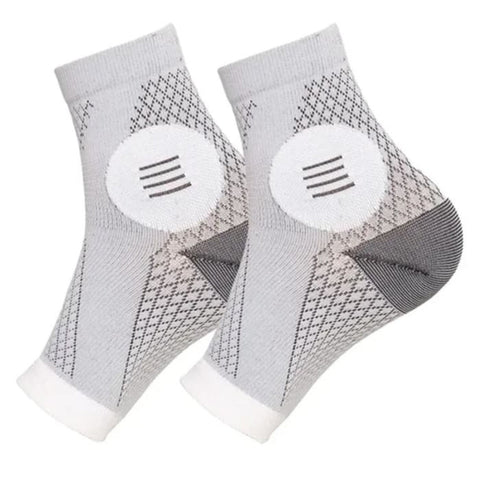 Overt Neuropathy Socks - Compression Sleeves for Nerve Damage Pain, Ankle Gout, or Fasciitis Relief Brace