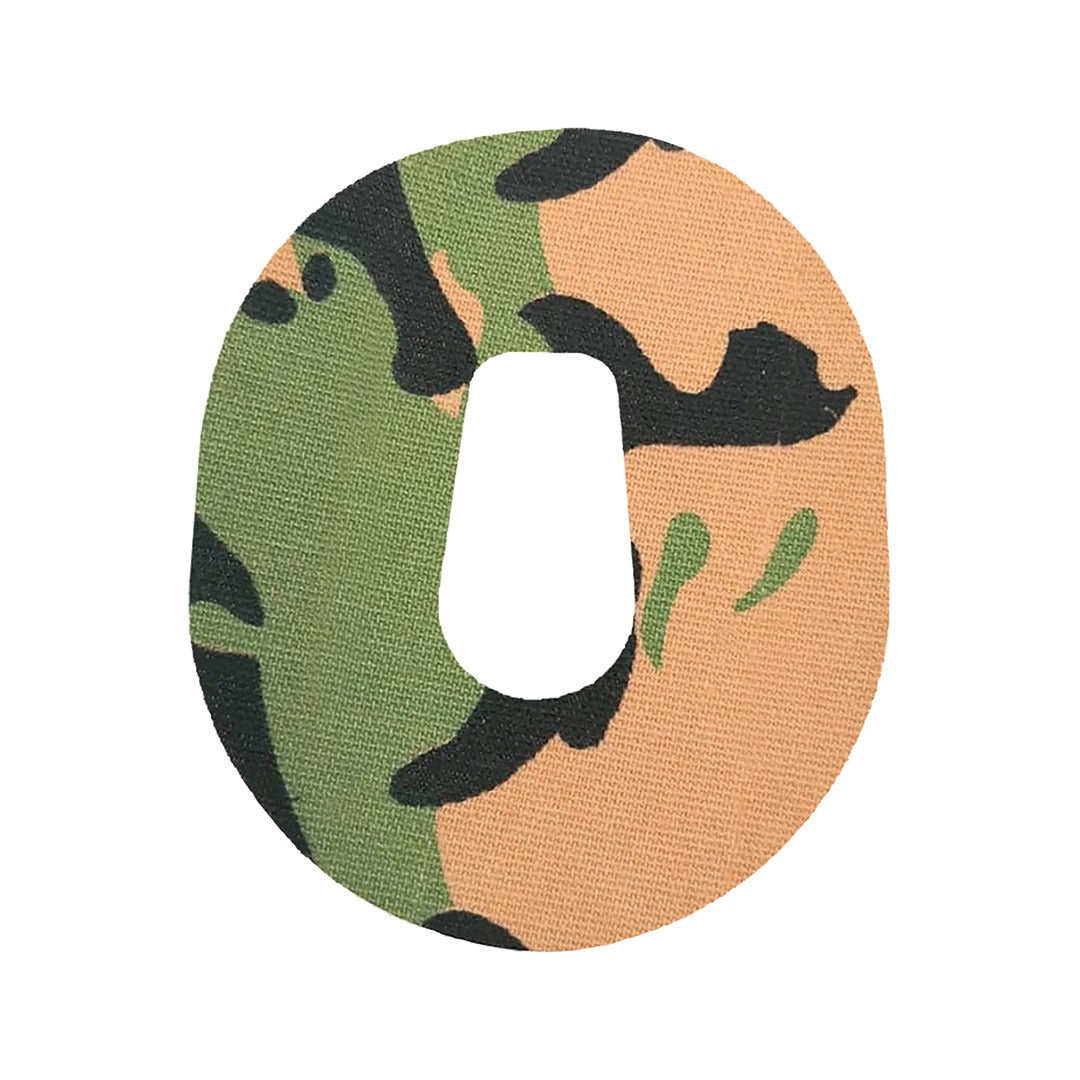 Overt Dexcom G6 Adhesive Patch - Green Camo [ 5 Pack }